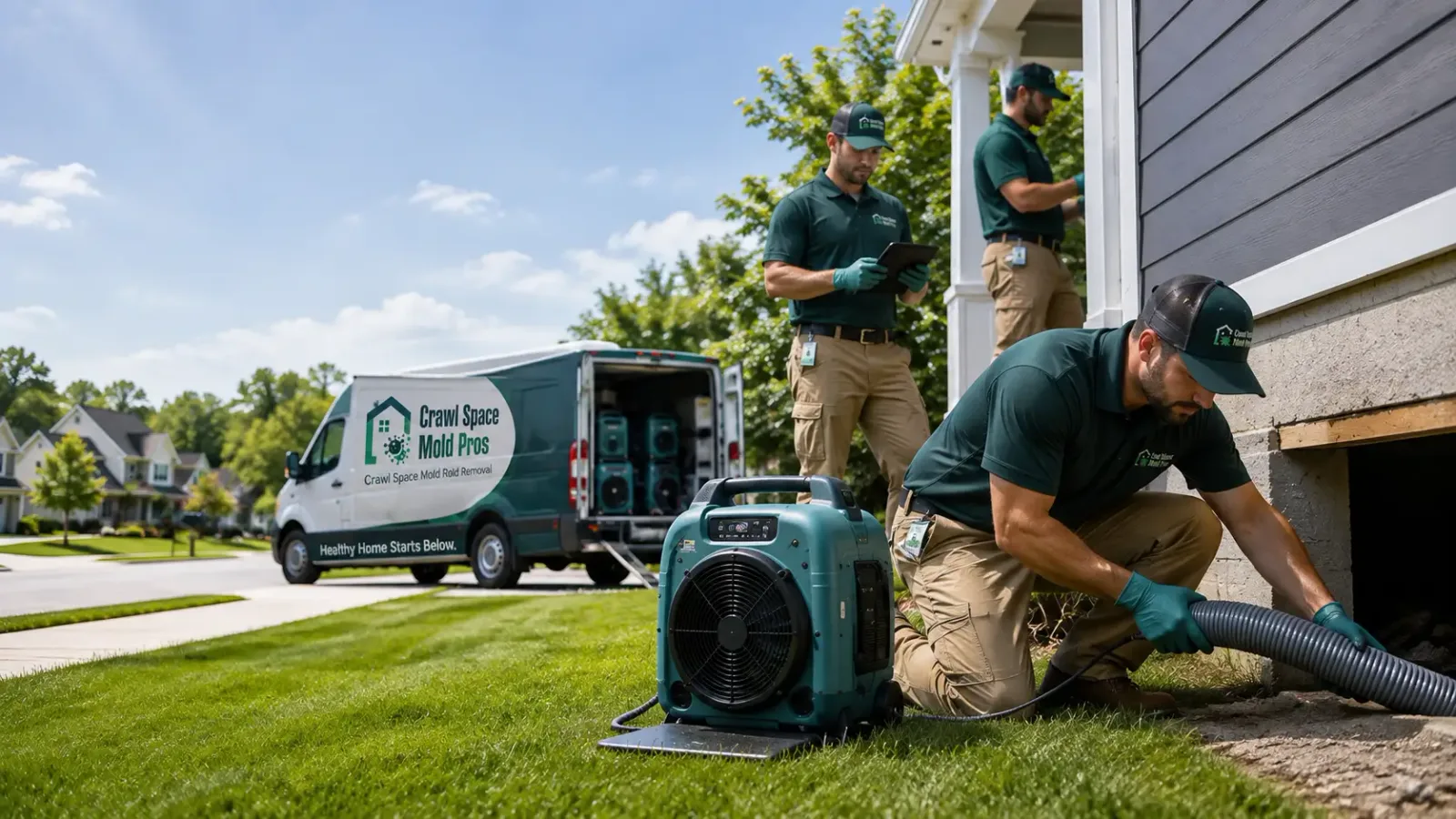 Crawl Space Mold Removal in Yettem, CA